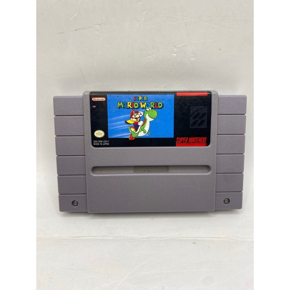 Super Mario World ( Super Nintendo SNES 1991 ) Authentic Game Cart Only Retro
